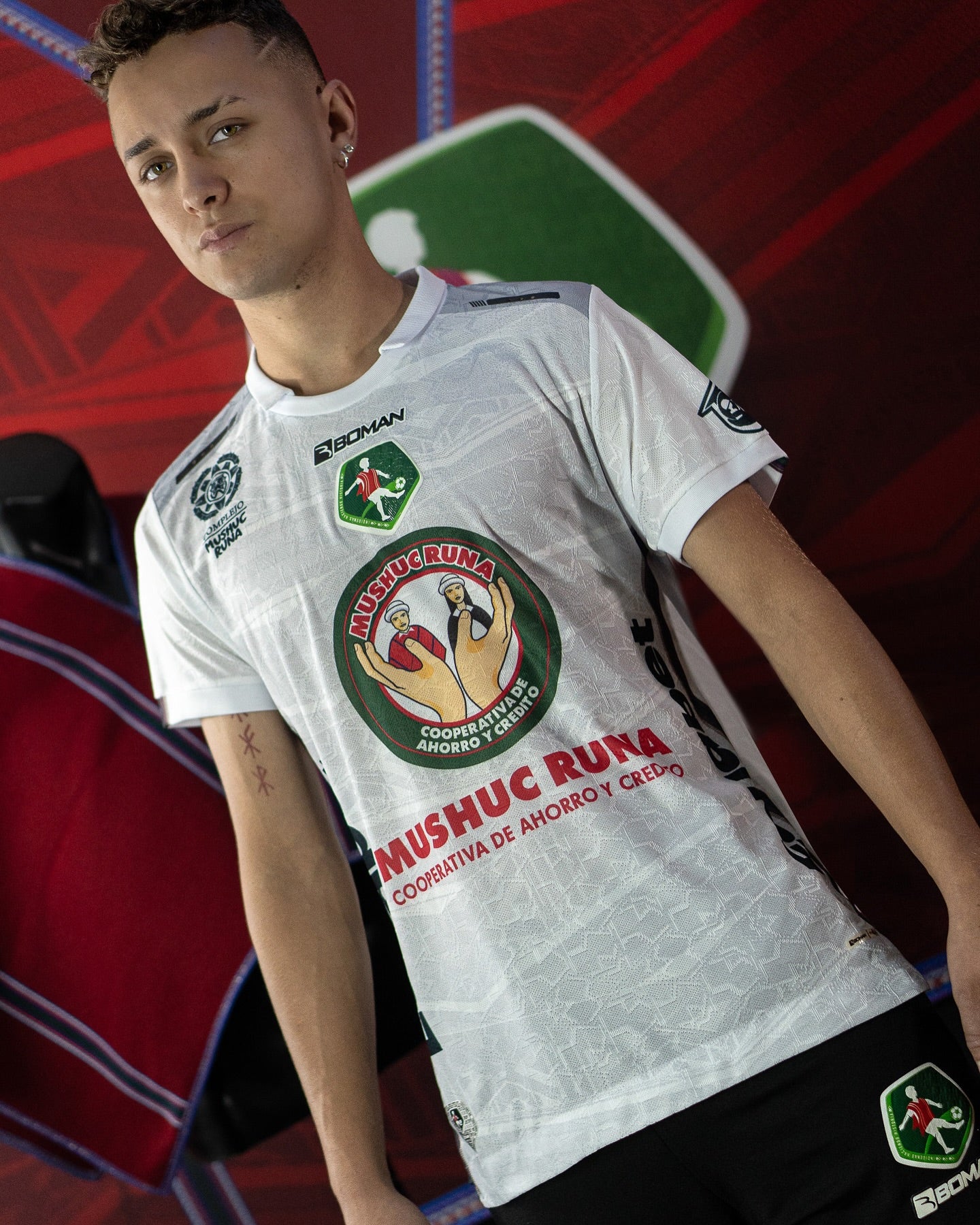 Men's - Mushuc Runa - Camiseta Alterna Blanca