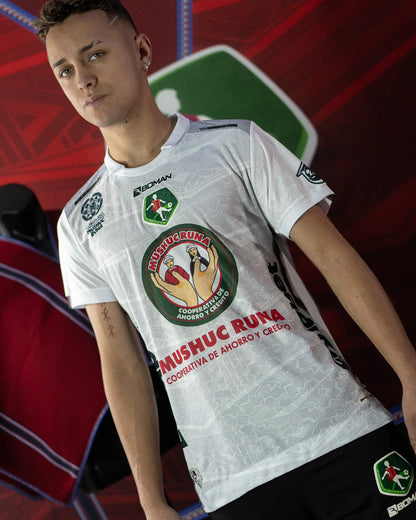 Men's - Mushuc Runa - Camiseta Alterna Blanca