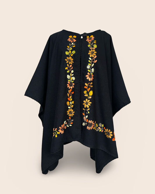 Hand Embroidered Poncho